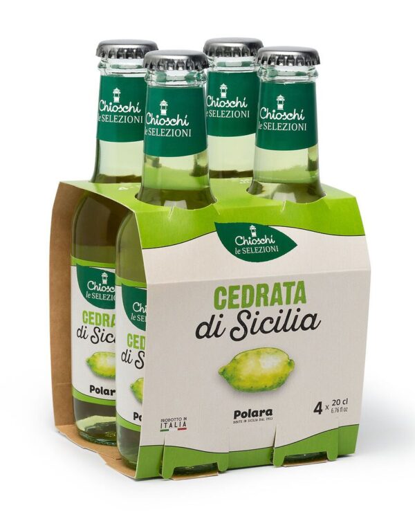 Cedrata 4 pack sprankelende limonade uit Sicilie